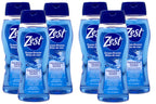 Zest Body Wash - Enriched with Sea Minerals - Invigorating Scent - Hydrating Body Soap - Suitable for All Skin Types - Ocean Breeze - 6 pc
