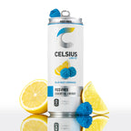 CELSIUS Fizz Free Blue Razz Lemonade, Sugar Free Energy Drink, 12 Fl Oz (Pack of 12)