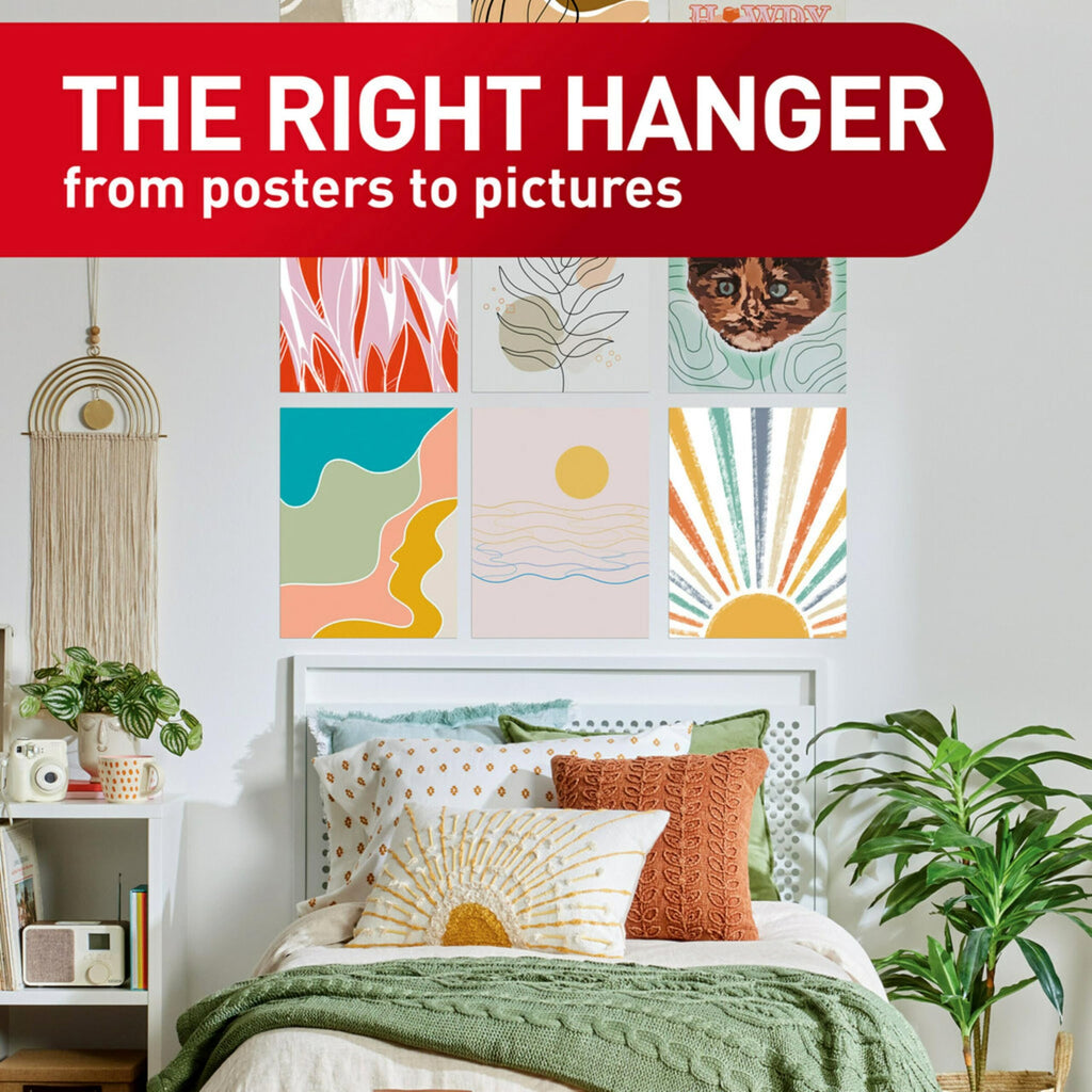 Command Poster Strips, 256 Strips Damage-Free Poster Hangers, No Tools Requried, Great for Home, Room, Wall, Office, and Dorm Decor, White Adhesive