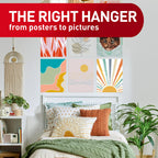 Command Poster Strips, 256 Strips Damage-Free Poster Hangers, No Tools Requried, Great for Home, Room, Wall, Office, and Dorm Decor, White Adhesive