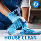 Medguy Medical Blue Nitrile Disposable Exam Gloves 4Mil Powder-Free 100 (L)