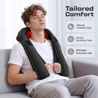 Mirakel Shiatsu Neck & Back Massager with Heat for Pain Relief Deep Tissue