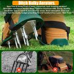 Lawn Aerator Shoes with 3/4" Metal Spikes, Soil Aeration Tool for Yard