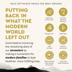 Ancestral Supplements Mofo, Supplements for Men, Support for Energy Levels and Overall Men's Health and Wellness, Non-GMO Grass Fed Beef Organ Supplement with Liver, No Fillers, 180 Capsules