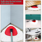 12 Pack Spin Mop Replacement Heads, 100% Microfiber Spin Mop Refill for Easy Wring Compatible with Triangle Spin Mop, 360 Degree Spinning Mop Replace Head for Floor Cleaning