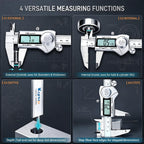 Kynup Digital Caliper, Caliper Measuring Tool, Stainless Steel Micrometer