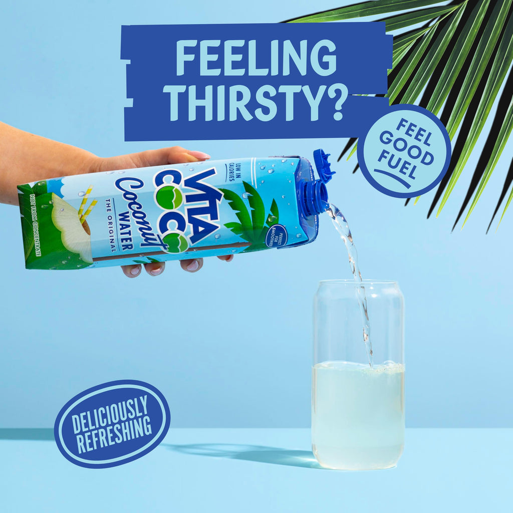 Vita Coco Coconut Water, Original, 33.8 Oz (Pack of 6)