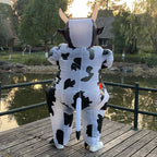 Arokibui Inflatable Cow Costume for Women Funny Blow up Costume for Cosplay Party Festival Halloween Costume Adult Size