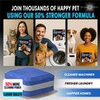 Washing Machine Cleaner New Ultra Pro Tablets 50% Stronger Formula for Pet - 56 Pack, HE Front & Top Load, Washer Deep Cleaning, Remove Tough Pet Hair, Odors, Residue & Grime, No Dander Build-up