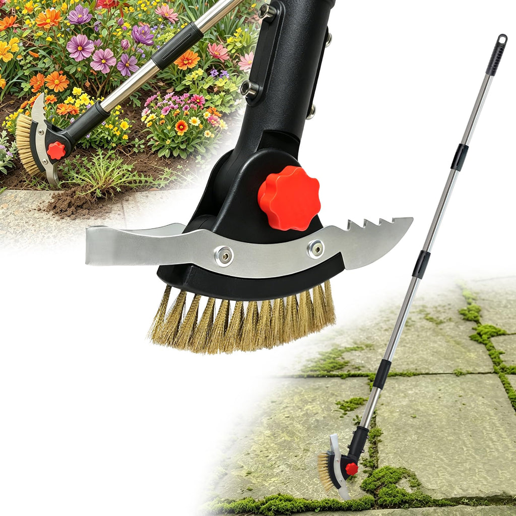 VITAINTE 3 in 1 Crack Weeder Tool Long Handle