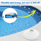 MIYOLO 120'ft Pool Liner Lock for In-Ground and Above Ground Pools, Roll Swimming Pool Liner Bead Lock White