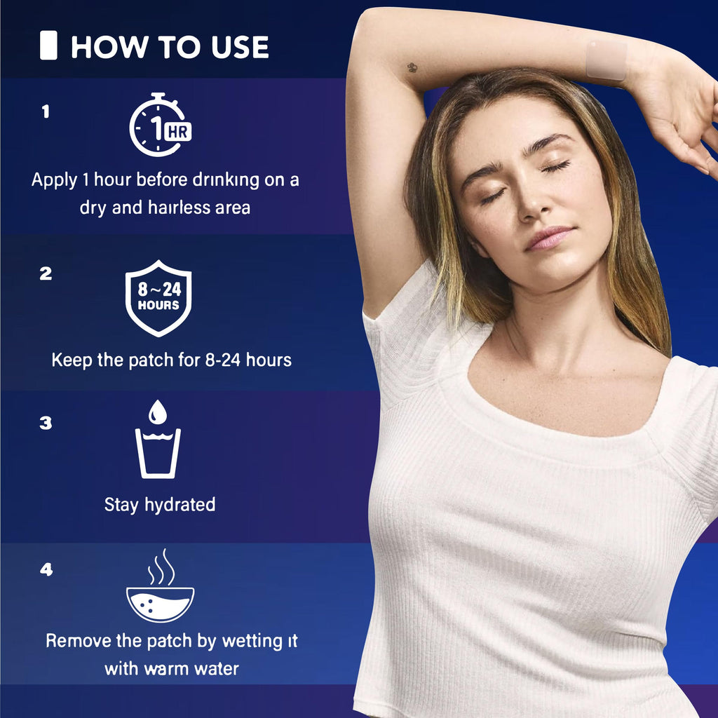 Party Recovery Patch - 84-Pack Party Night Patches - Wake Up Refreshed and Energized with Skin-Friendly Patch - Strong Adhesive for Secure Fit - Natural Ingredients for Quick Recovery