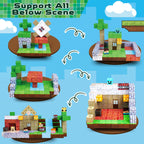 ToyUnited 150PCS Magnetic Blocks - Magnetic Building Blocks, Magnet Cubes Toys Stacking, Build Forest World Set, STEM Montessori Sensory Toys for Kids Boys Girls Ages 3-5 6-8 Easter Birthday Gifts