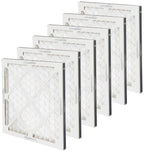 Amazon Basics 14x14x1 Air Filter, MERV 8 AC Furnace Filters, Allergen Control , Electrostatic, Air Cleaning, 6-Pack (Actual Size: 13.75" x 13.75" x 0.75")