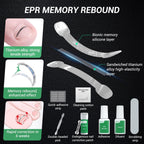 Reieset Titanium Alloy Ingrown Toenail Treatment, Nail Tools, and Ingrown Toenail Removal Kit Specially Designed for Curved Nail Repair and Ingrown Toenail Corrector (0.59/0.67in)