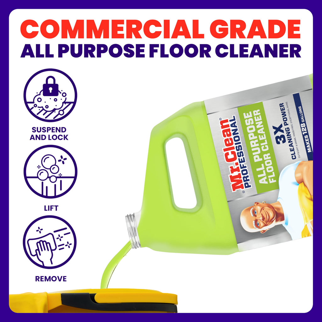 Mr. Clean PRO All Purpose Floor Cleaner for Hardwood & Tile (1 gal, 3 pack)