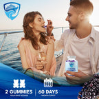 CRUISE IMMUNITY Immune Support Gummies for Cruisers with Vitamin C, B12, Zinc, Elderberry Extract, 60 Gummies, 30 Servings, Cruise and Travel Specific Wellness Supplement