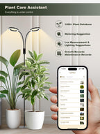 GLOWRIUM Smart Grow Lights for Indoor Plants,Plant Light with Bluetooth App