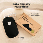KeaBabies Baby Wrap Carrier, All in 1 Original Baby Carrier, Trendy Black