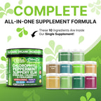 Clean Nutra Chlorophyll Capsules + Peppermint Slippery Elm Spirulina Chlorella Fenugreek Ashwagandha Sea Moss Supplement – Ph Balance for Women Detox Internal Deodorant Supplement + Prebiotics 60 Ct