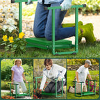 Garden Kneeler and Seat, 10.2" Stable and Save Anti-Tipping with Handle
