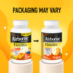 Airborne Vitamin C 1000mg (per Serving) - Citrus Chewable Tablets (96 Count in a Box) - Packaging May Vary