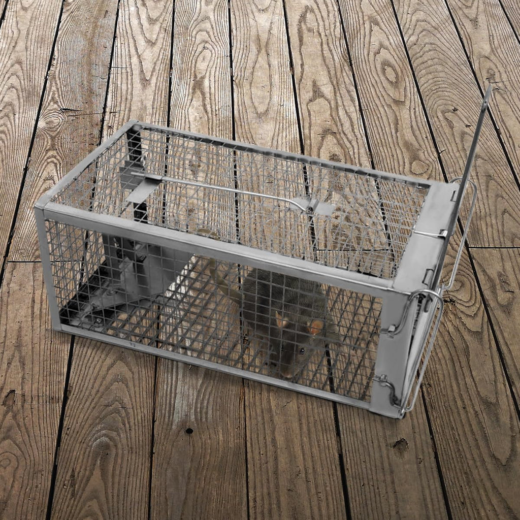 Chipmunk Trap -2 Pack, Squirell and Rat Trap Cages that Works, Humane Mouse Trap for Home | Catch and Release | Reusable and Durable | No Kill Animal Trap | for Inside Home and Outdoor Use