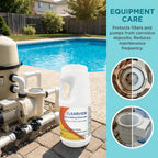 ClearView Chlorine Granules 2.2 Lbs for Swimming Pools, Pool Chlorine Shock Granular Sanitizer for Spas, Fast Dissolving Chlorinating Granules for Hot Tubs