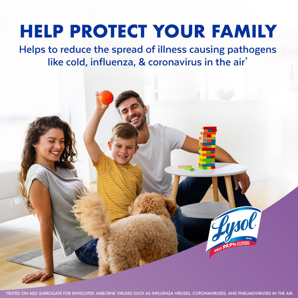 Lysol Air Sanitizer Spray with Bacterial Odor Eliminator for Home & Office, Sanitizing Air Spray, Air Freshener Alternative, Simple Fresh + Cotton Blossom + Lavender Sky, 10 oz (Pack of 3)
