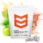 MTN OPS Multi‑V STM On‑the‑Go Daily Multivitamin for Men, Women & Kids – Straight‑to‑Mouth Vitamin C D3 B Zinc Packs – Gluten Free, Natural Flavors, 30 Servings