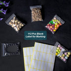 500 Pcs Small Plastic Bags, Mini Baggies, Jewelry Bag Clear Plastic