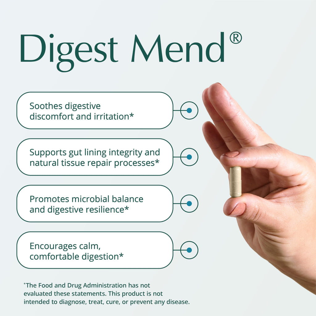 Natura Health Products Digest Mend Supplement - Encourages Healthy gastric microboime* - Featuring Deglycyrrhizinated Licorice (DGL), Aloe Vera, Marshmallow, Mastic Gum, & Chamomile (180 Capsules)