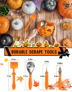 Fenvella Pumpkin Carving Kit Tools & Stencils Set Halloween Cookie Cutters