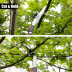 4.6-10 Ft Tree Trimmers Long Handle Pruner with Long Reach Tree Pruner Saw