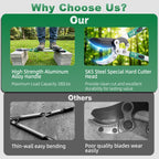Heavy Duty Anvil Lopping Shears -2 inch Cutting Capacity Bypass Lopper - Extendable 26 Inch to 41 Inch,Professional Tree Branch Cutter