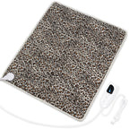 Deepsoon Heating Pad,Electric Heating Pads for Back,Neck,Moist Heating Pad for Abdomen Shoulder Knee Legs,Dry/Moist Heat&Auto Shut Off,Mother's Day Birthday for Men and Women,Leopard Print,24x20 Inch