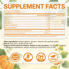 Fenolutra Pumpkin Seed Oil with Saw Palmetto - Cold-Pressed Softgels for Hair Growth & Prostate Support - Organic Supplement for Men & Women, Non-GMO, 300 Softgels