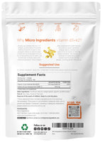 Micro Ingredients Vitamin D3 5,000 IU + K2 MK-7 100 mcg, 180 Softgels | 2-in-1 Formula | Easy to Swallow, Non-GMO