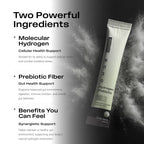 Echo Molecular Hydrogen Drink Mix - 16 PPM - On-The-Go Gut Health Mix for Instant Hydrogen Water with Magnesium + Prebiotic Fiber - Crisp Apple Flavor - 30 Count