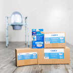 Carex Commode Liners, 42 Liners - Fits Most Commodes, With Absorbent Powder, Holds 2 Quarts Liquid, Disposable and Hygienic, 7 Toilet Liners/box, Pack of 6