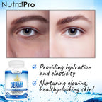 Dermal Repair Complex for Hydrated, Glowing Skin –Anti Aging Supplement with Phytoceramides & Alpha Lipoic Acid. Fast Results Hydration Pills Enhances Smoothness & Reduces Wrinkles. 60 Liquid Capsules