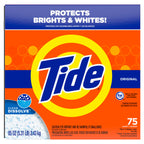 Tide Powder Laundry Detergent, Original Scent, 75 Loads, 85 oz