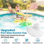 showingo Step Cups Replacement for Innovaplas Above Ground Swimming Pool Steps (4 Pack)