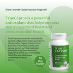 NatureCity True-Capros Amla Fruit Extract Supplement Polyphenol Antioxidant Power Supports Cardiovascular Heart Health (30 Veggie Capsules) Non-GMO Vegan Friendly and Soy Free