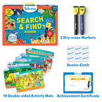 Skillmatics Search and Find Megapack Educational Game - Reusable Preschool Learning Activities, Perfect for Toddlers & Kids Who Love Toys, Art & Crafts, Builds Vocabulary, Gifts for Ages 3, 4, 5, 6