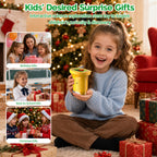 Kids Microscope: 1000X Handheld Pocket Microscope for Photo and Video Portable Science Kits STEM Toys – Christmas/Birthday Gifts for Girls & Boys Ages 3-12(Orange)