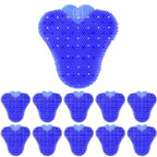 Anti-Splash Deodorizer Urinal Screen Mats (10 Pack) | Premium Long Bristle Splash Reducing Urinal Cake | Lasting Odor Freshener | Ideal for Bathrooms, Restrooms in Restaurants, Bars, Schools & Offices