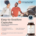Molecular Fertility Beef Organ Complex - Pasture-Raised, Grass Fed Beef Liver, Brain, Heart, Spleen, Pancreas Blend, Healthy Hormone Balance and Fertility Supplement for Women and Men, 180 Capsules