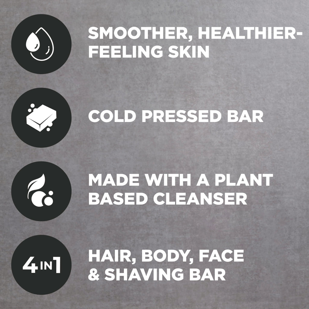 Dove Men+Care Cleansing Soap Bar 4 Count to Rebuild Skin in the Shower Mixed Formulated Plant Based Ingredients 3.51 Oz