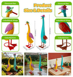 The Aura Collective 22" Duck Garden Statue Set of 2 Metal Ducks